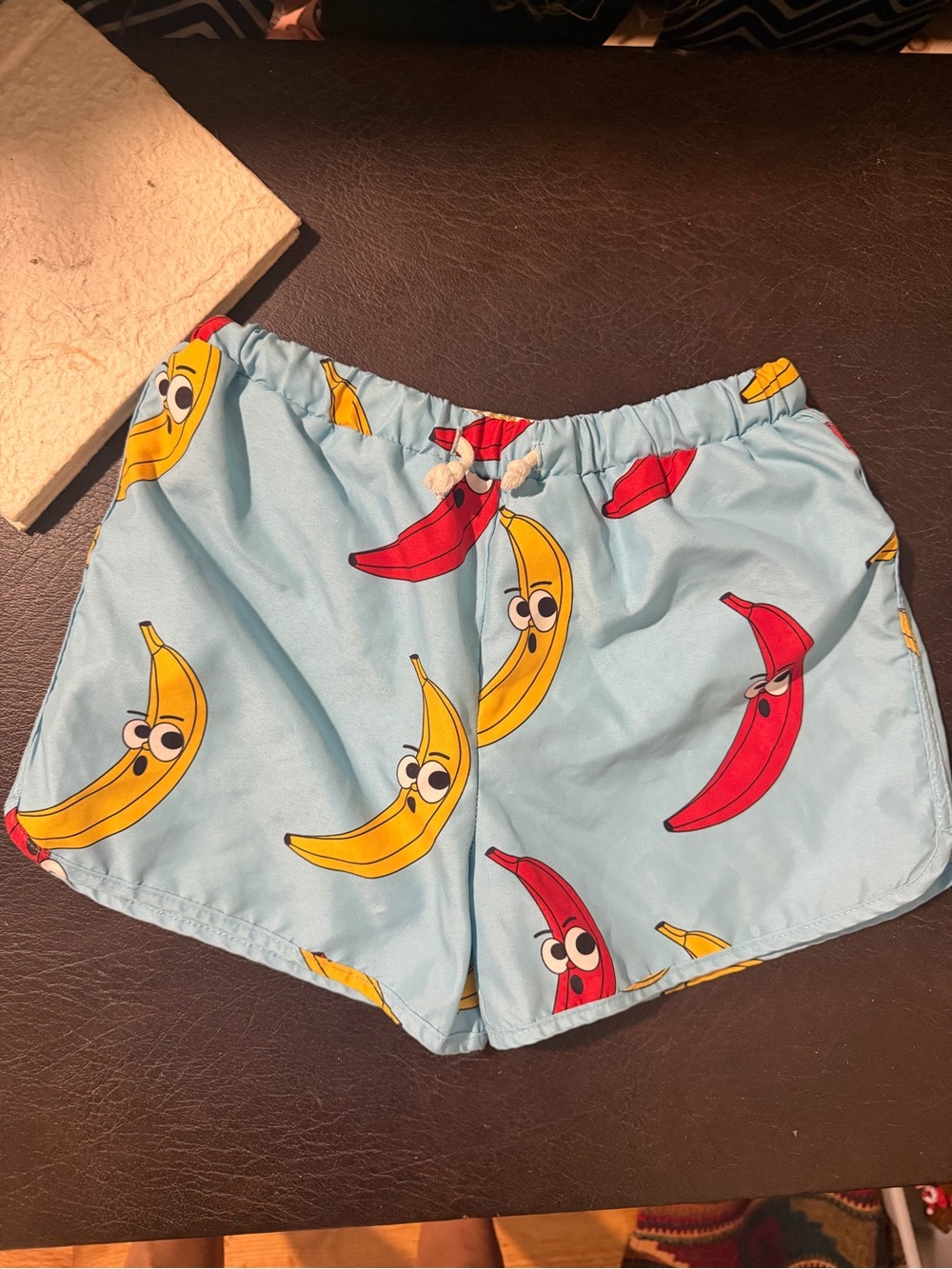 Hugo loves tiki Blue Banana Print Swim/Board Shorts